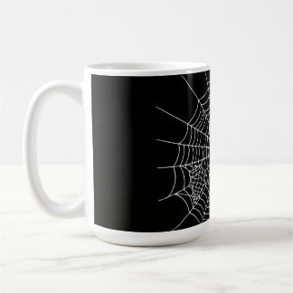 Gothic Black Widow Spinnenhart Web Vintage Estheti Koffiemok