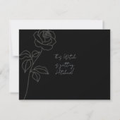 Gothic Black wil dat je mijn vriend van het eervol Notitiekaartje (Achterkant)