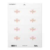 Gothic Blade Pattern Label (Full Sheet)