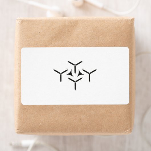 Gothic Blade Pattern Label (Insitu)