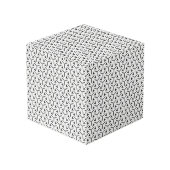 Gothic Blades Pattern Cube Kubus (Voorkant hoekig)