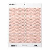 Gothic Blades Pattern Label (Full Sheet)