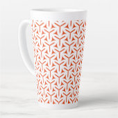 Gothic Blades Pattern Latte Mok (Linkerhoek)