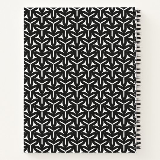 Gothic Blades Pattern Notitieboek (Achterkant)