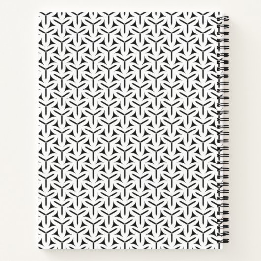 Gothic Blades Pattern Notitieboek (Achterkant)