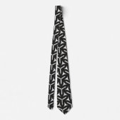 Gothic Blades Pattern Stropdas (Achterkant)