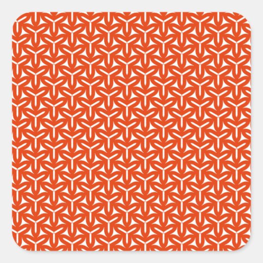 Gothic Blades Pattern Vierkante Sticker (Voorkant)