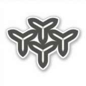 Gothic Blades Sticker (Voorkant)