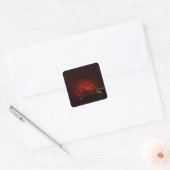 Gothic Bloody Red Rose Gepersonaliseerde Stickers (Envelop)