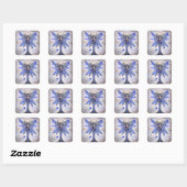 Gothic Blue Fairy Fantasy Art Stickers (Vel)