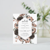 Gothic Boho Save the Date (Staand voorkant)