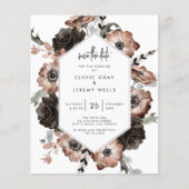 Gothic Boho Save the Date (Voorkant)