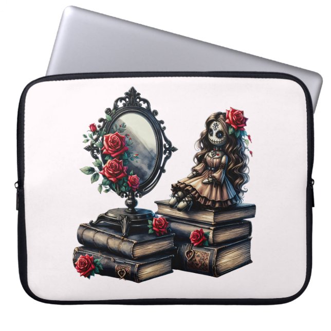 Gothic Books Laptop Bag Sleeve (Voorkant)