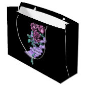 Gothic Bouquet Gift Bags Groot Cadeauzakje (Achterkant Gekanteld)