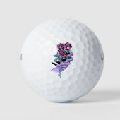 Gothic Bouquet Golf Balls Golfballen (Voorkant)