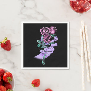 Gothic Bouquet Paper Napkins Servet