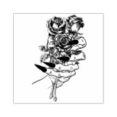 Gothic Bouquet Stamp Rubberstempel (Afrduk)