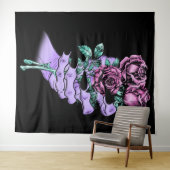 Gothic Bouquet Tapestry Wandkleed (In Situ (horizontaal))