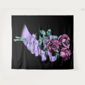 Gothic Bouquet Tapestry Wandkleed (Voorkant (horizontaal))