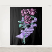 Gothic Bouquet Tapestry Wandkleed (Voorkant)