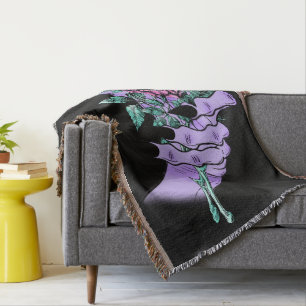 Gothic Bouquet Throw Deken