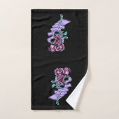 Gothic Bouquet Towel Set Bad Handdoek (Handdoek)