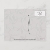 Gothic Broken Heart Skull Briefkaart (Achterkant)