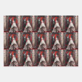 Gothic bruiloft paar inpakpapier vel (Voorkant 2)