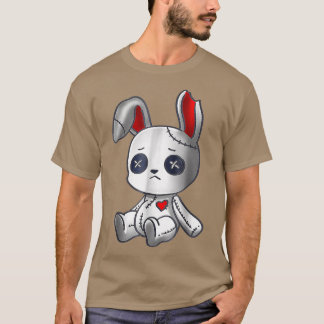 Gothic Bunny Cute Creepy Em T-shirt