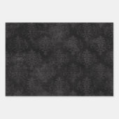 Gothic Burgundy Lace Wrapping Paper Sheets (Voorkant 3)