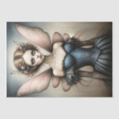 Gothic Butterfly Queen Decoupage Tissuepapier (Voorkant)