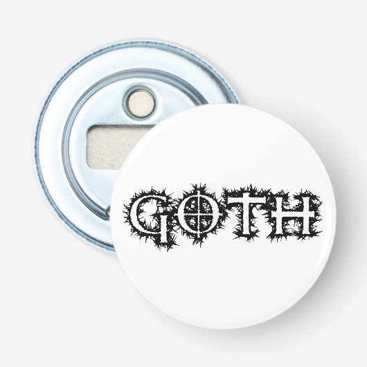 Gothic Button Flesopener (Voorkant)