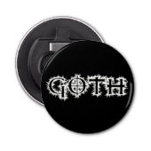 Gothic Button Flesopener (Voorkant)