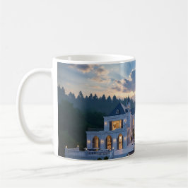 Gothic Castle at Dusk – Luxury Nature Mug Design Koffiemok