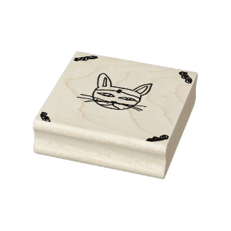 Gothic cat ink 	rubberstempel