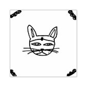 Gothic cat ink 	rubberstempel (Afrduk)