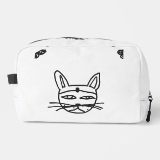 Gothic cat pencil bag toilettasje