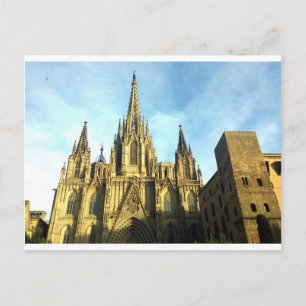 Gothic Cathedral Barcelona, Barri Gotic Briefkaart
