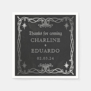 Gothic Celestial Fantasy Ivy Wedding Servet