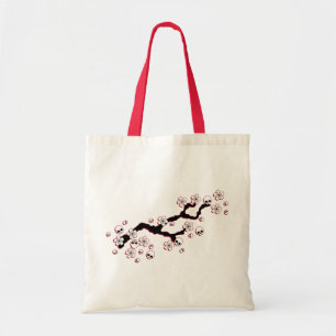 Gothic Cherry Blossom Tote Bag
