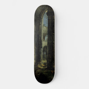Gothic Church Ruins (door Carl Blechen) Skateboard