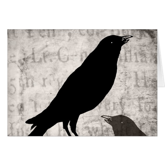  Gothic Collage Gepersonaliseerd vogelbeker (Voorkant Horizontaal)