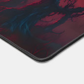 Gothic Crimson Moon Desk Mat – Dark Fantasy Horror (Hoek)