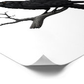 Gothic Crow Funny F-Caw-F Humor Essential Creative Poster (Hoek)