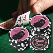Gothic Crow Merry Crowmas Crow-Kampioenschap Poker Chips