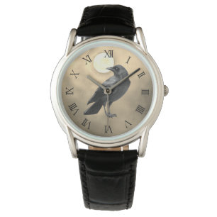 Gothic Crow Watch Horloge