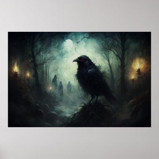 Gothic Crows Poster (Voorkant)