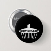 Gothic Cupcake Ronde Button 5,7 Cm (Voorkant /achterkant)