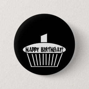 Gothic Cupcake Ronde Button 5,7 Cm
