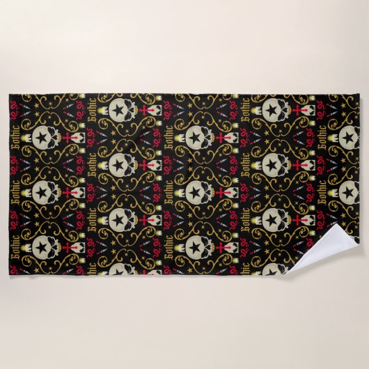 Gothic Dag 22 mei Strandlaken (Voorkant)